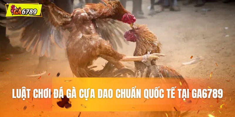 Luật chơi đá gà cựa dao chuẩn quốc tế tại GA6789 Luật chơi đá gà cựa dao chuẩn quốc tế tại GA6789